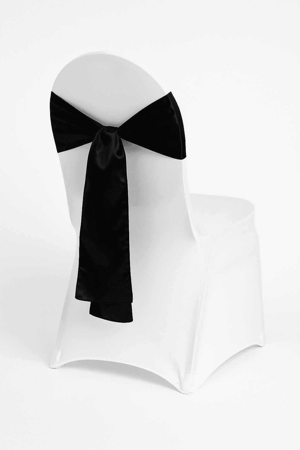 Black Polyester Chair Tie