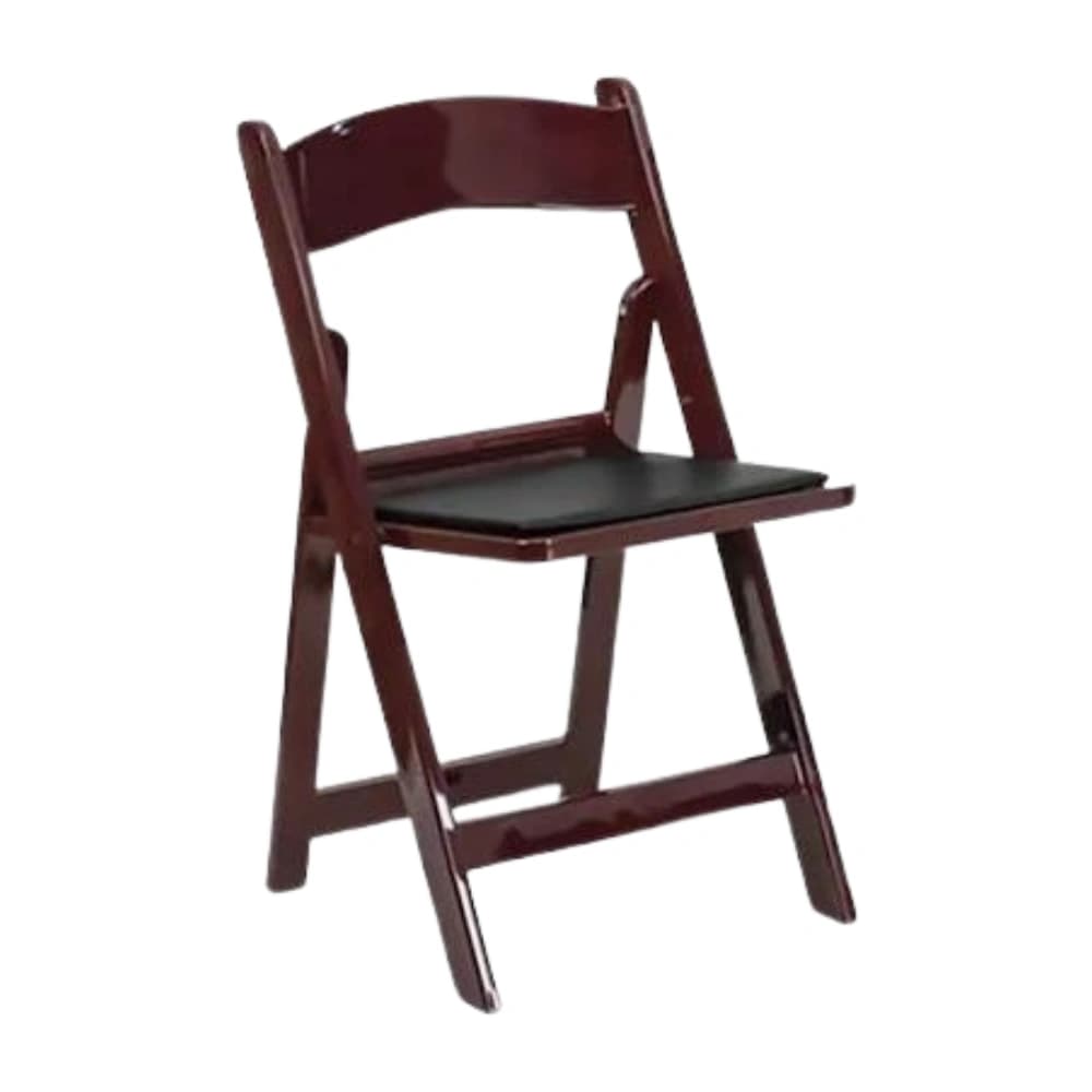 Mahogany Resin Folding Chair