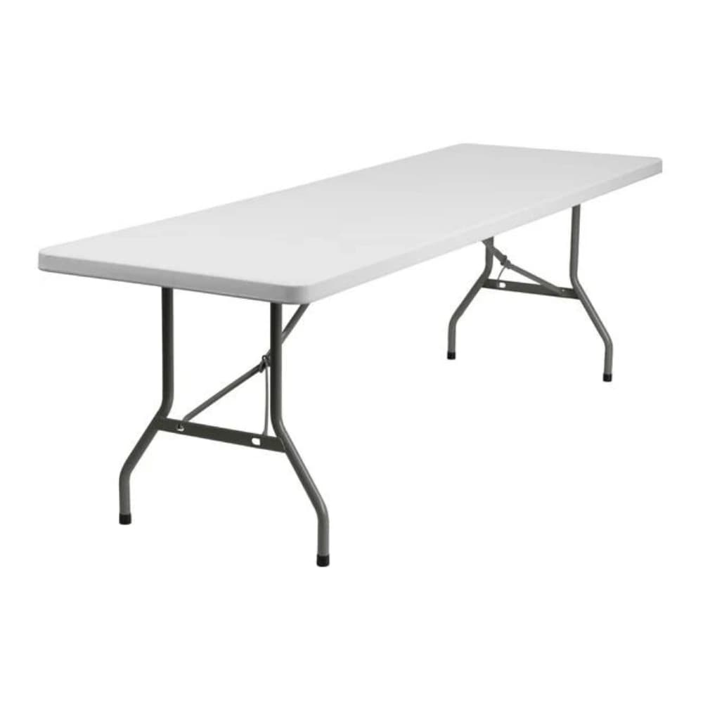 Rectangular Plastic Folding Table 72" (Seats 10)