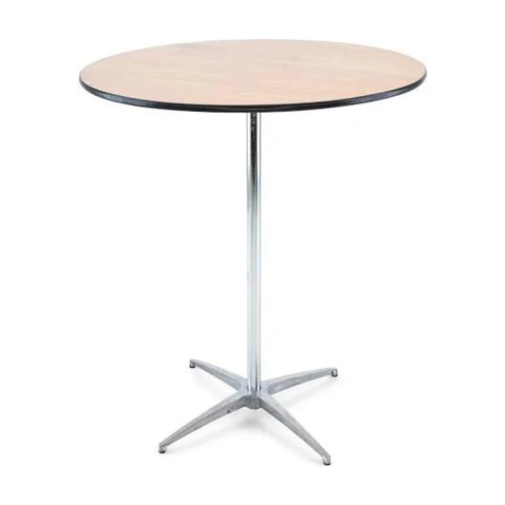 Round Wooden Cocktail Table